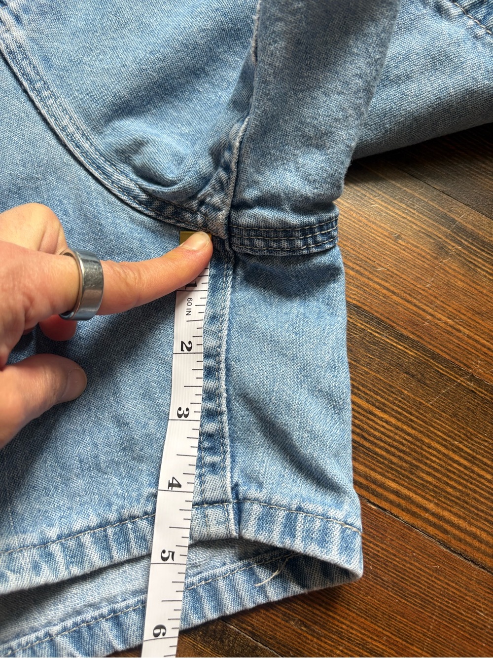 Vintage Riders by Lee Blue Denim Shorts - Picture 10 of 10